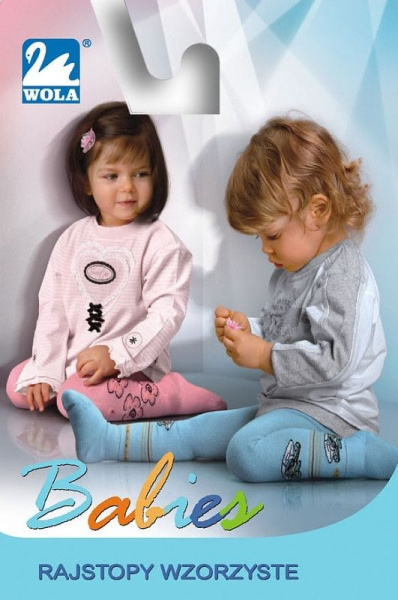 Колготки х/б до 86 см. "Wola-babies"
